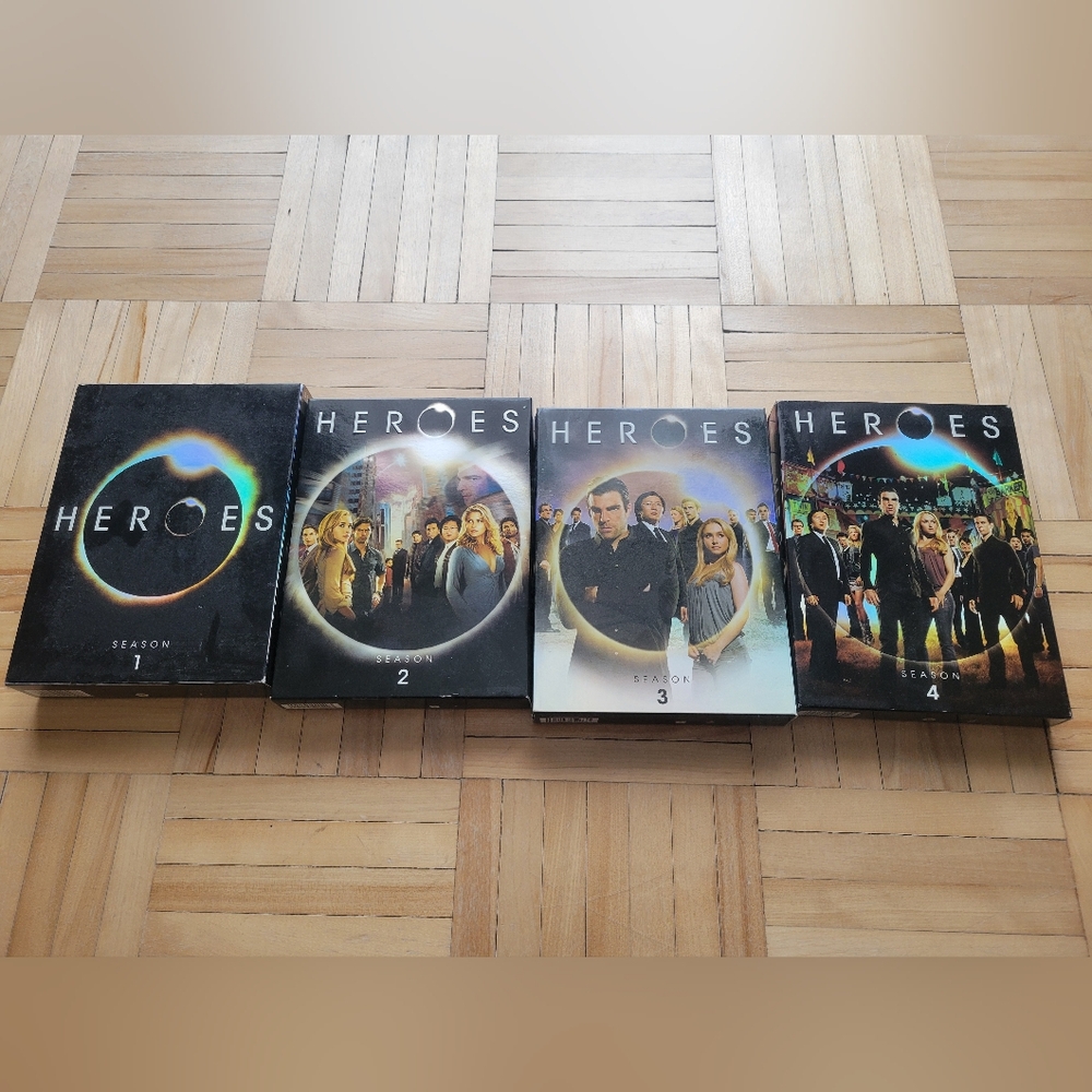 Heroes Complete Seasons 1 to 4 on dvd